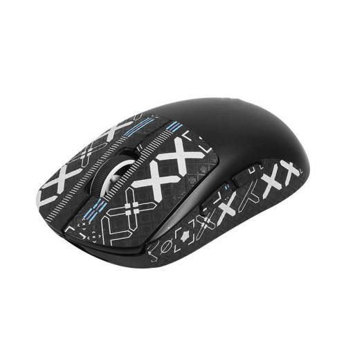 Per Logitech GPW 2-Generation Mouse Gli adesivi antiscivolo assorbono la pasta del sudore, Colore: Nero Stampa mezza cornice