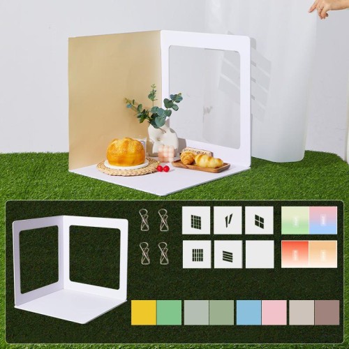 Sfondo per riprese 3D, per trasmissioni in diretta, accessori per la fotografia di prodotti, dimensioni: 60 cm