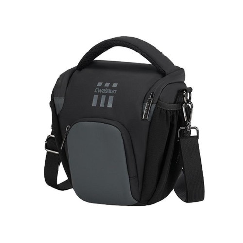 Borsa a tracolla piccola e leggera in pelle per fotocamera Cwatcun D1