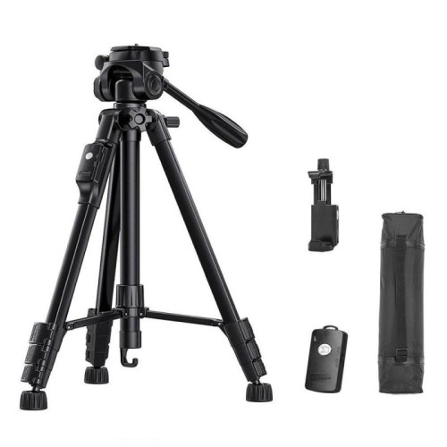 YUNTENG VCT-669 per la registrazione di video in streaming live, treppiede per fotocamera e supporto per selfie per smartphone