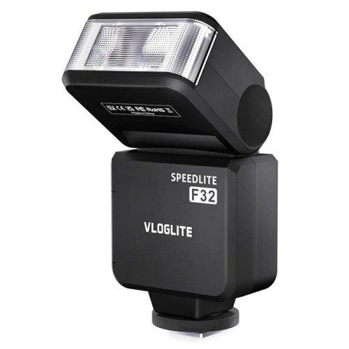 VLOGLITE F32 per fotocamera DSLR Fuji Nikon Canon Sony Flash esterno Luce portatile per slitta a contatto caldo