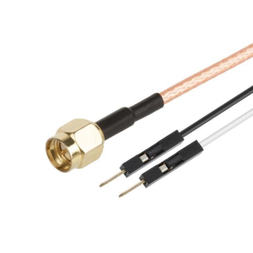 Cavo adattatore di estensione per test RF RG316 da maschio SMA a maschio DuPont doppio (1 m)