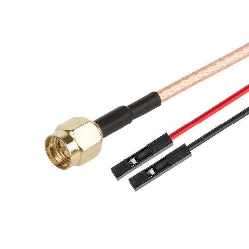 Cavo adattatore di estensione per test RF RG316 da SMA maschio a DuPont femmina doppio (0,3 m)