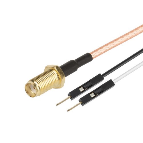 Cavo adattatore di estensione per test RF RG316 da SMA femmina a DuPont maschio doppio (1 m)