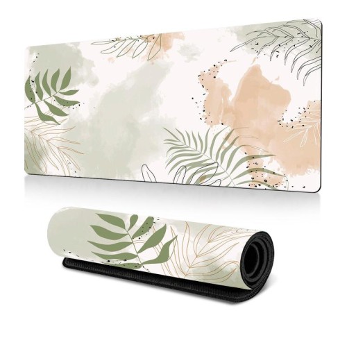 Tappetino per mouse da scrivania con tema fiori e alberi per ufficio/gioco 300x600x2 mm (n. 5)