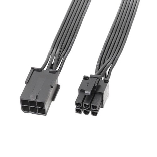 Cavo di collegamento al computer da 30 cm Cavo di alimentazione della scheda grafica a 6 pin
