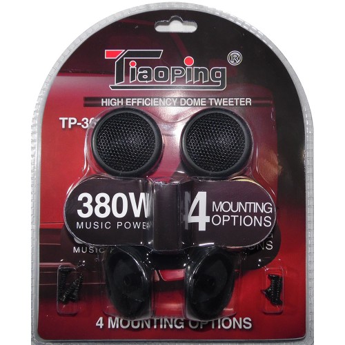 Coppia Tweeter Alta Efficienza con Kit di montaggio