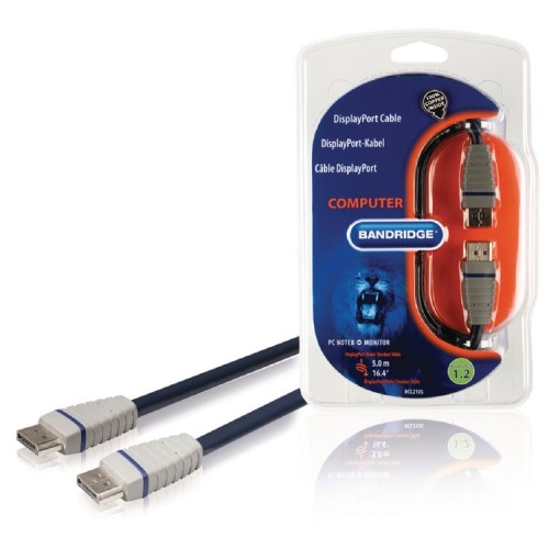 Cavo Displayport Maschio - Displayport Maschio 5.00 m Blu