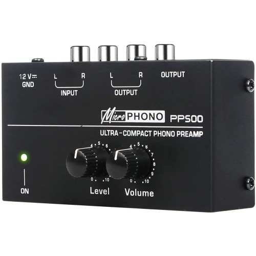 Preamplificatore  per giradischi con controlli
