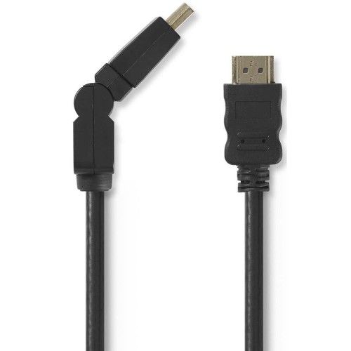 Cavo HDMI™ maschio ad alta velocità con Ethernet Connettore HDMI girevole 1,5m nero
