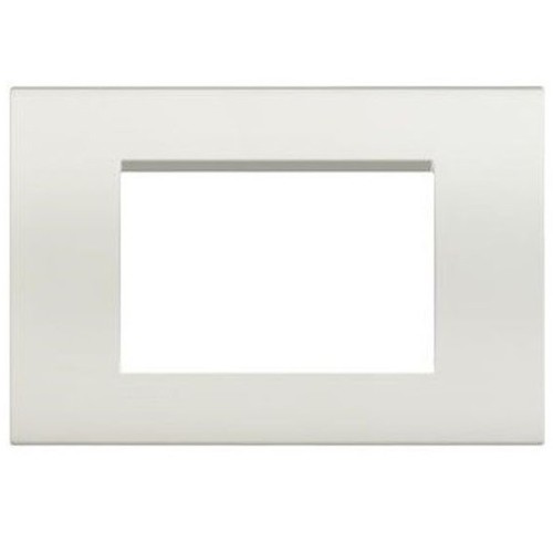 Placca 3 Posti bianca compatibile Living International