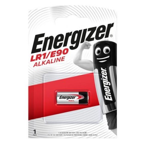 Batteria alcalina 1.5V LR1/E90 blister da 1 Energizer