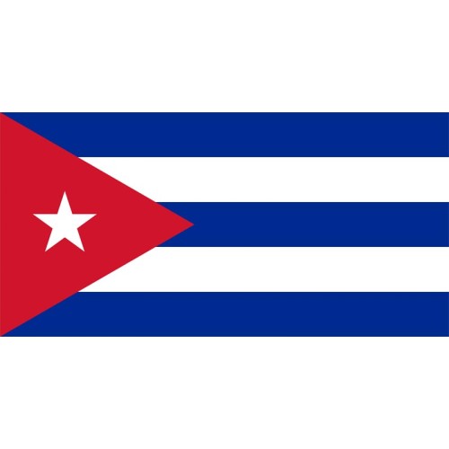 Bandiera Nazionale di Stato e da guerra Cuba 200x400cm