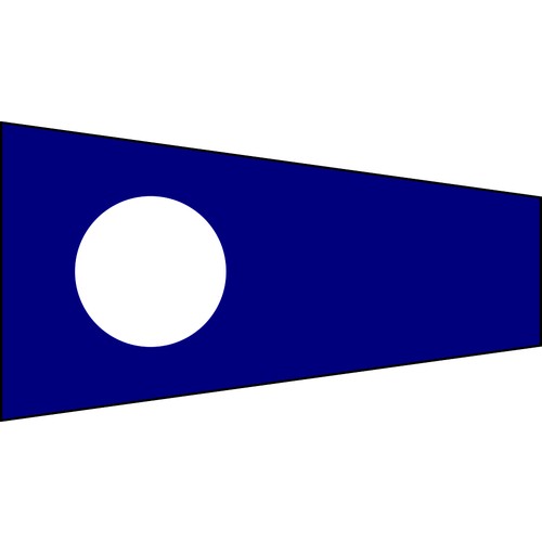 Pennello Segnalazione Nautica "2" Bissotwo 100x340cm