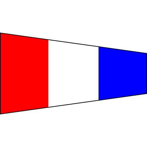 Pennello di segnalazione numerica "3" Terrathree 170x50cm