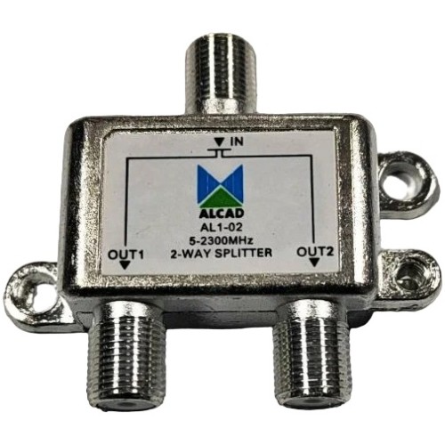 Splitter coassiale 2 uscite 5-2300mHz Alcad AL1-02