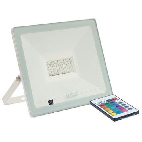 Faretto LED RGB+W dimmerabile 50W 2500Lm
