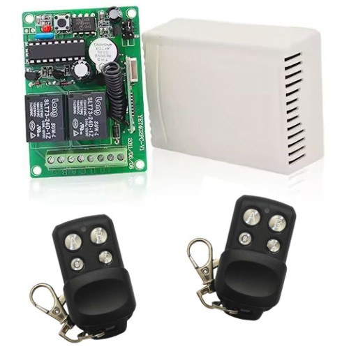 Ricevitore 433MHz 2 canali con 2 telecomandi
