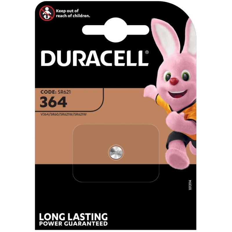 Batteria a bottone 1.5V all'ossido d'argento SR621 Duracell