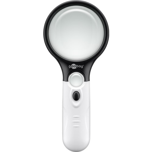 Lente di ingrandimento con LED 2x-12x