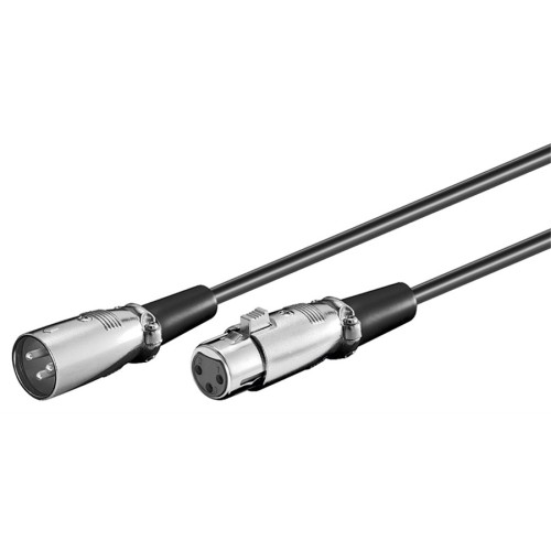 Cavo XLR 3 pin maschio-femmina 2m