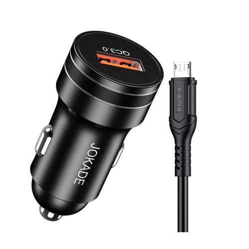 Caricabatterie per smartphone per auto microUSB 3A 18W JB040