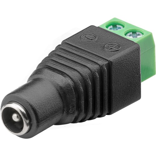 Adattatore di alimentazione presa DC 5,5 X 2,1 mm con morsetti a vite