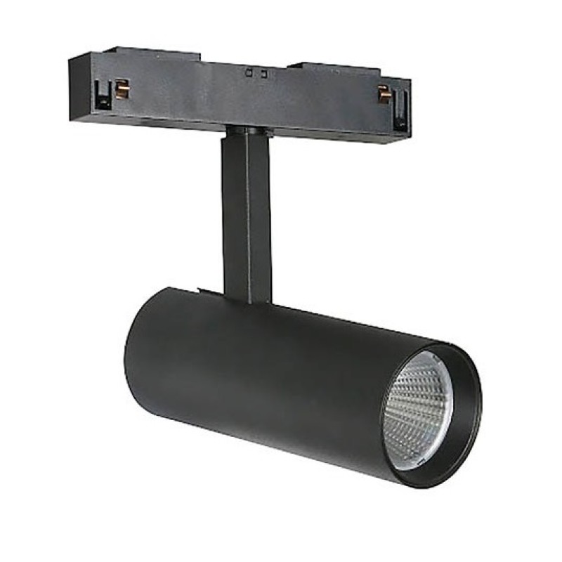 Faretto LED magnetico per illuminazione da binario 12W 984Lm 4000K luce naturale