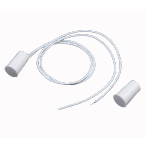 Contatto magnetico da incasso in ABS – Bianco