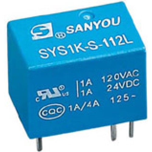 Relè di segnale in miniatura SYS1K-S-124L