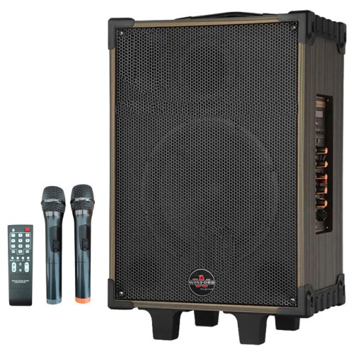Cassa acustica portatile ricaricabile trolley 12" 80W Bluetooth/SD/USB