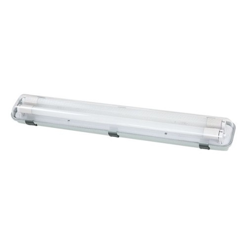 Plafoniera per tubo LED 2x60cm IP65