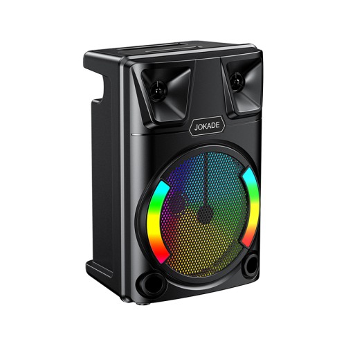Cassa acustica ricaricabile luci LED 8" 20W Bluetooth/USB/FM JD032