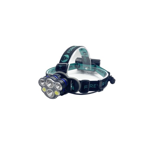 Lampada frontale Ultra 2x 10W/2x  3W 500 lm e 2x batterie 18650 1800mAh Li-Ion