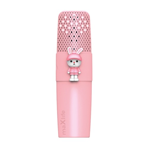 Microfono Bluetooth Maxlife con altoparlante Animal MXBM-500 rosa