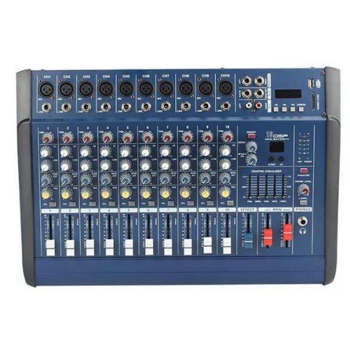 Mixer amplificato 2x250W 12 canali con Bluetooth/USB/SD  PMX1202D-USB