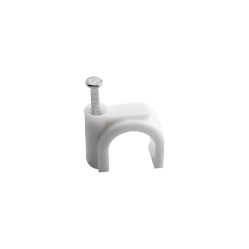 Graffette fermacavo con Clip 7 mm – 100 Pezzi