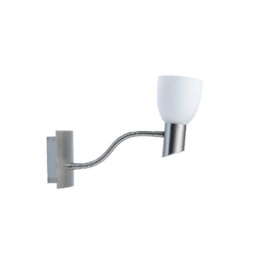 Lampada LED da parete con braccio a spirale 1xE27