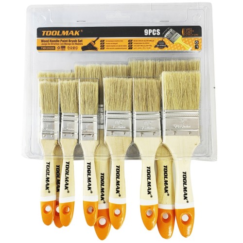 Set pennelli da pittura - 9 pezzi