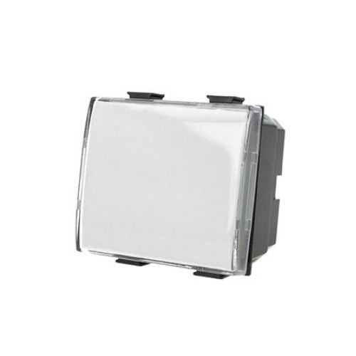 Pulsante campanello chiaro 10A 250V compatibile Bticino Matix