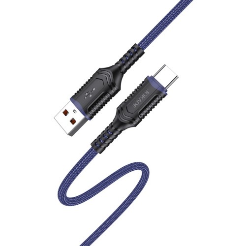 Cavo per ricarica e sincronizzazione type C 1m 5A blu JA019