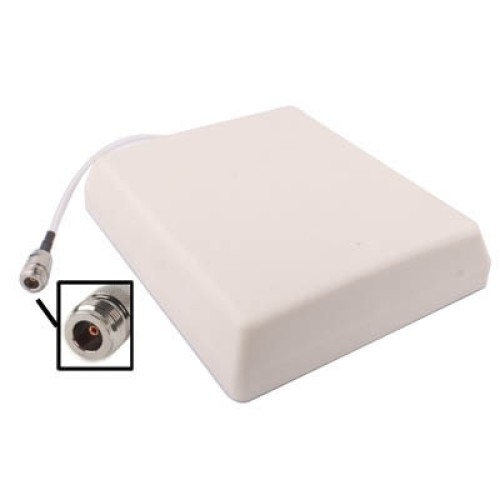 Antenna a pannello 8 dBi da parete 800–2500 MHz con connettore N femmina