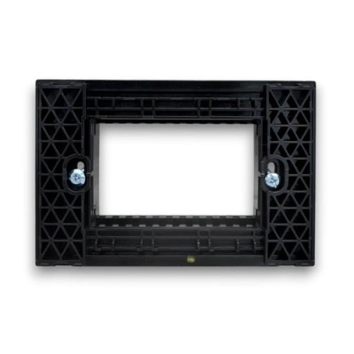 Supporto nero 3 posti linea Zen