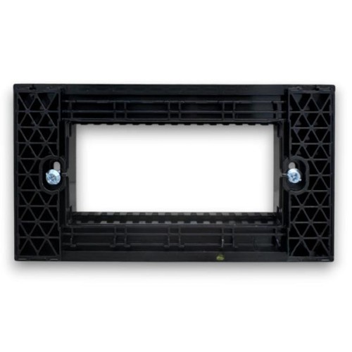 Supporto nero 4 posti linea Zen