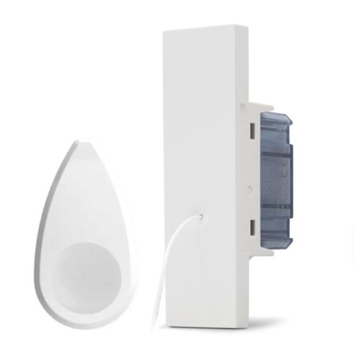 Pulsante tirante bagno unipolare bianco linea ZEN