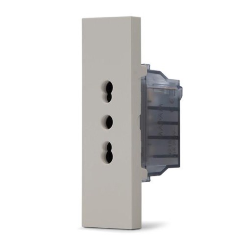 Presa bipasso 10–16A sabbia linea ZEN