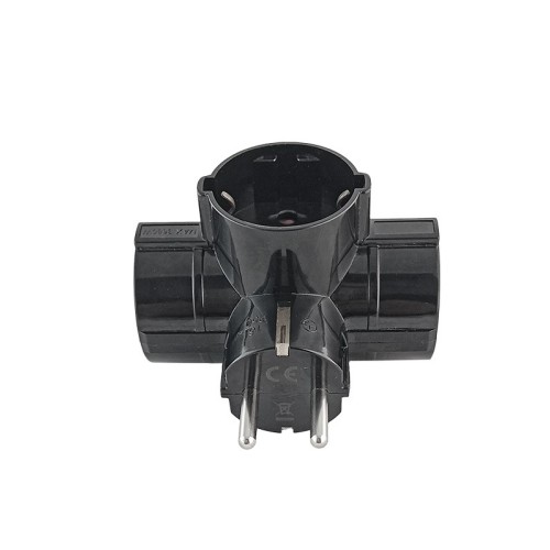 Presa tripla Schuko 16A 3680W max