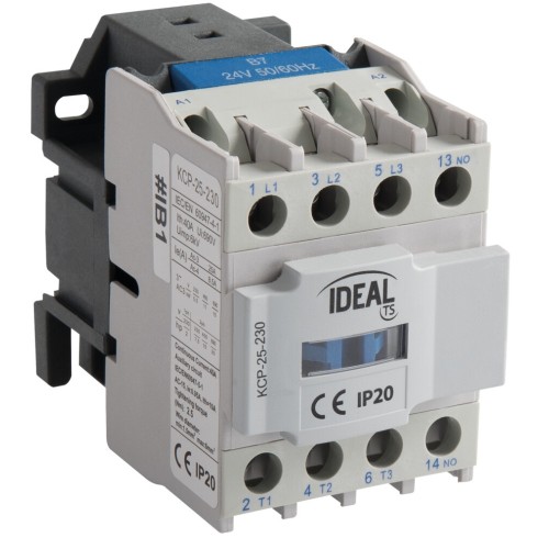 Contattore di potenza 25A AC-3 bobina 230V AC