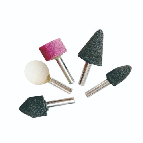 Kit pietre abrasive 5 pezzi pinza da 1/4"