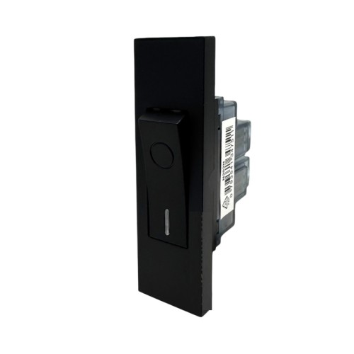 Interruttore bipolare nero linea ZEN